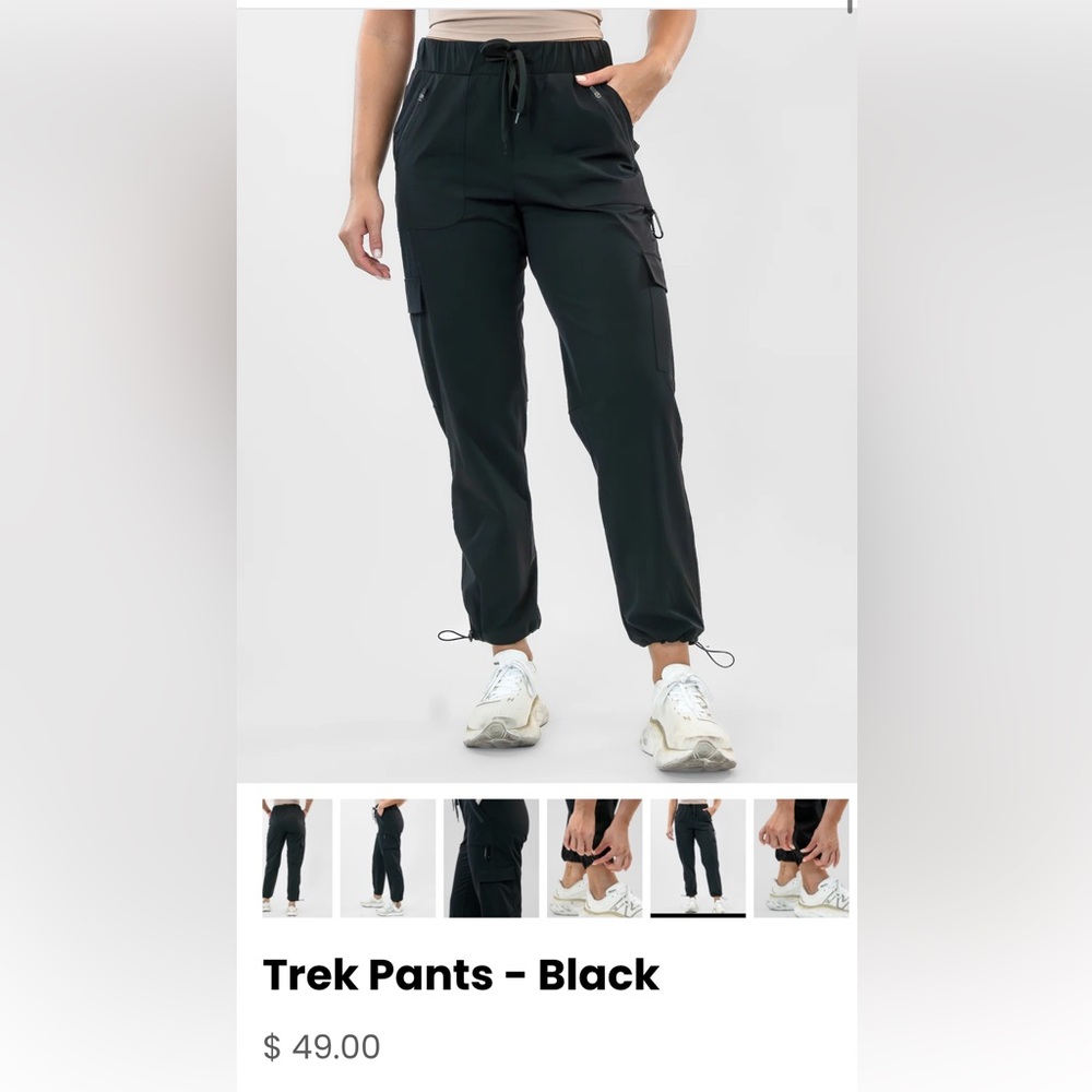 Senita Athletics Black Trek Pants